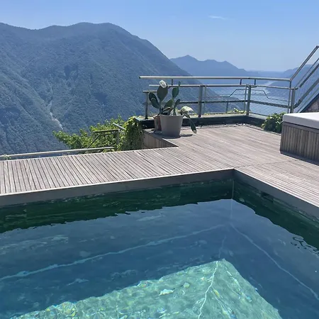 Skyline - Pool - Lakeview - Privacy - Happy Appartamento Lugano