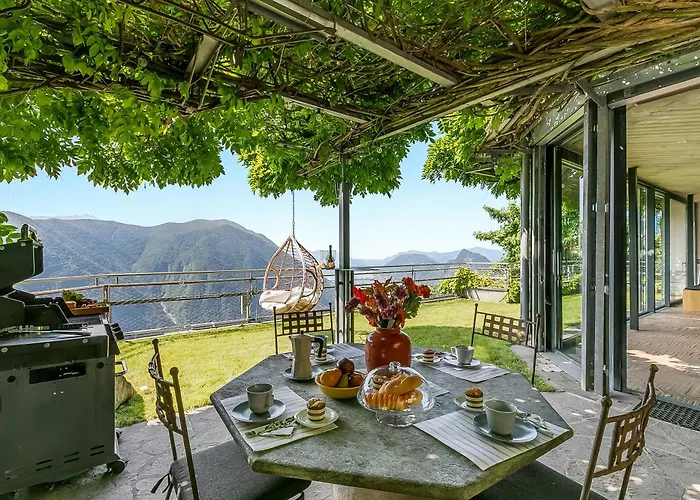 公寓 Skyline - Pool - Lakeview - Privacy - Happy 盧加諾