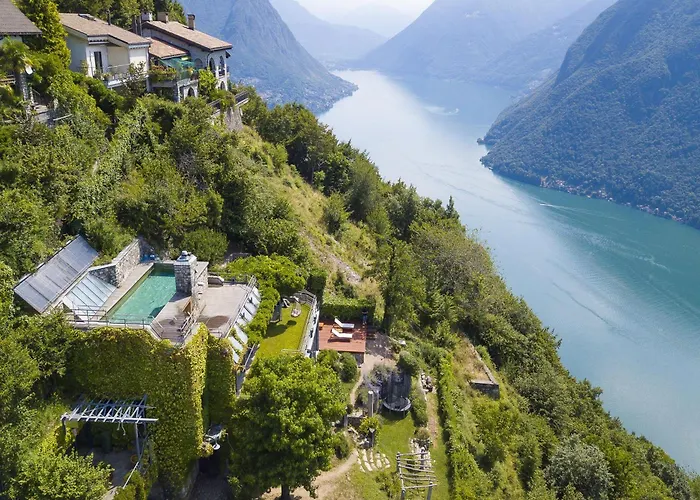 Lägenhet Skyline - Pool - Lakeview - Privacy - Happy Lugano